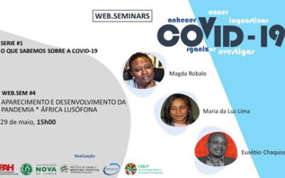 IHMT e APAH organizam Webinar COVID-19 dedicado à pandemia na África Lusófona.