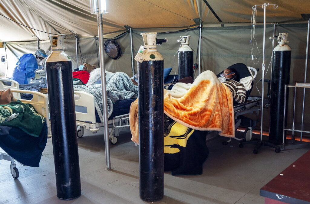 África do Sul debate-se com falta de camas e oxigénio