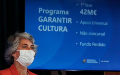 Governo não prevê prolongar apoio social para profissionais da Cultura