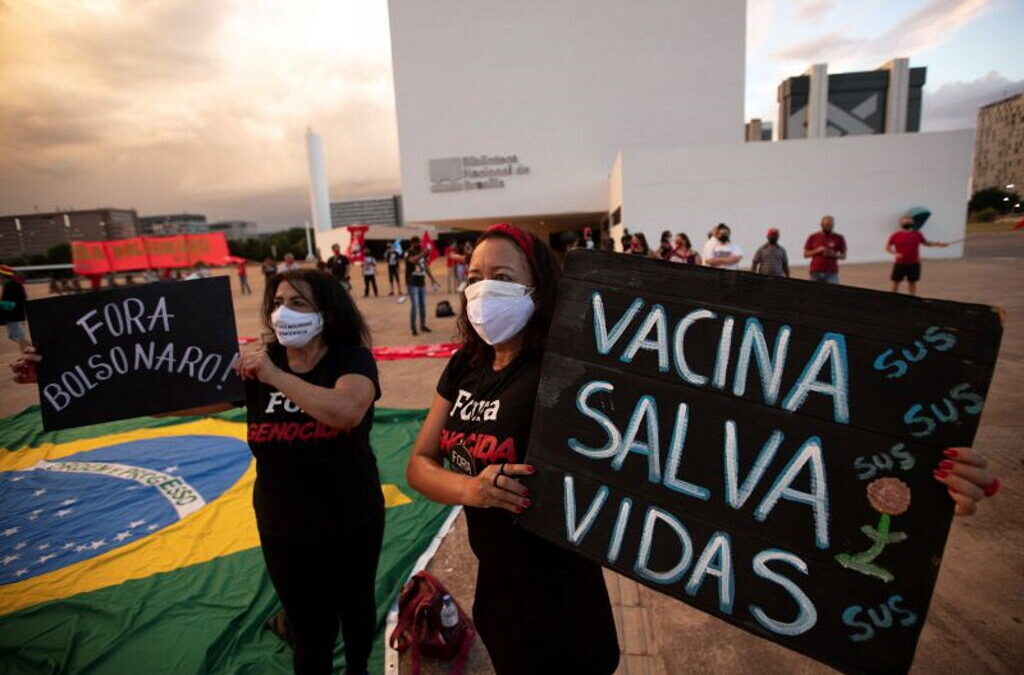 Brasil contabiliza 482 mil mortos e 17,2 milhões de casos