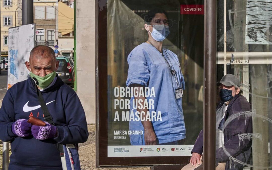 Portugal regista este domingo 566 infetados e 6 mortes em 24 horas