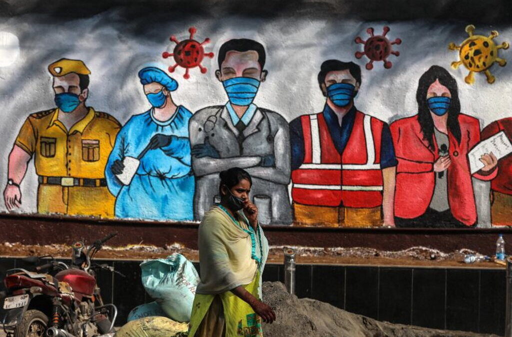 Índia ultrapassa hoje os vinte milhões de casos desde o início da pandemia