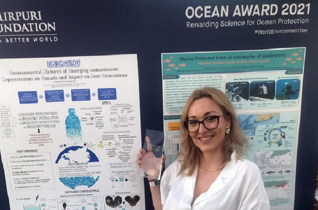 Investigadora da UAlg recebe prémio Ocean Award da Fundação Mirpuri