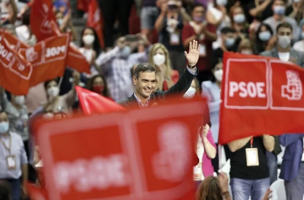 Órgãos federais do PSOE do PM espanhol Pedro Sánchez obtêm 94,94% de apoio