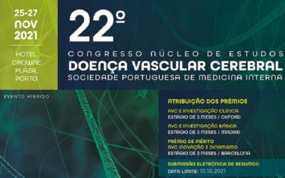 22.º Congresso do Núcleo de Estudos da Doença Vascular Cerebral acontece este mês
