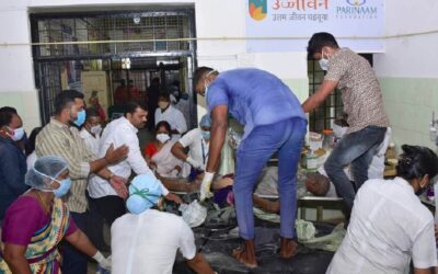 Pelo menos dez mortos em incêndio em hospital para infetados com Covid-19 na Índia