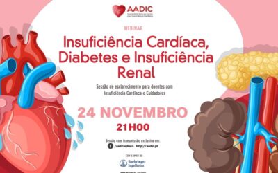 Webinar da AADIC aborda relação entre insuficiência cardíaca, diabetes e insuficiência renal