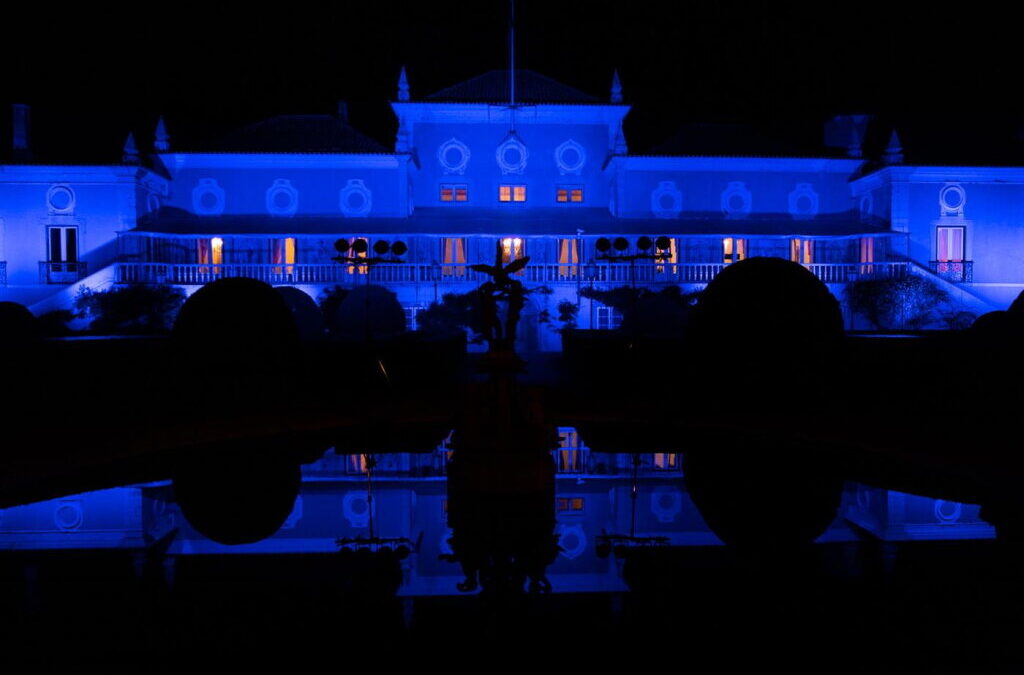 Palácio de Belém iluminado de azul para assinalar Dia Mundial da Diabetes