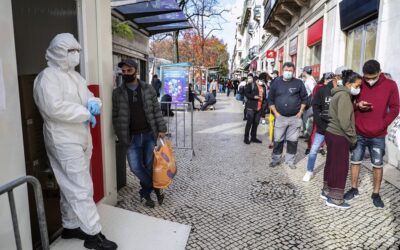 Portugal ultrapassa os três milhões de casos de infeção