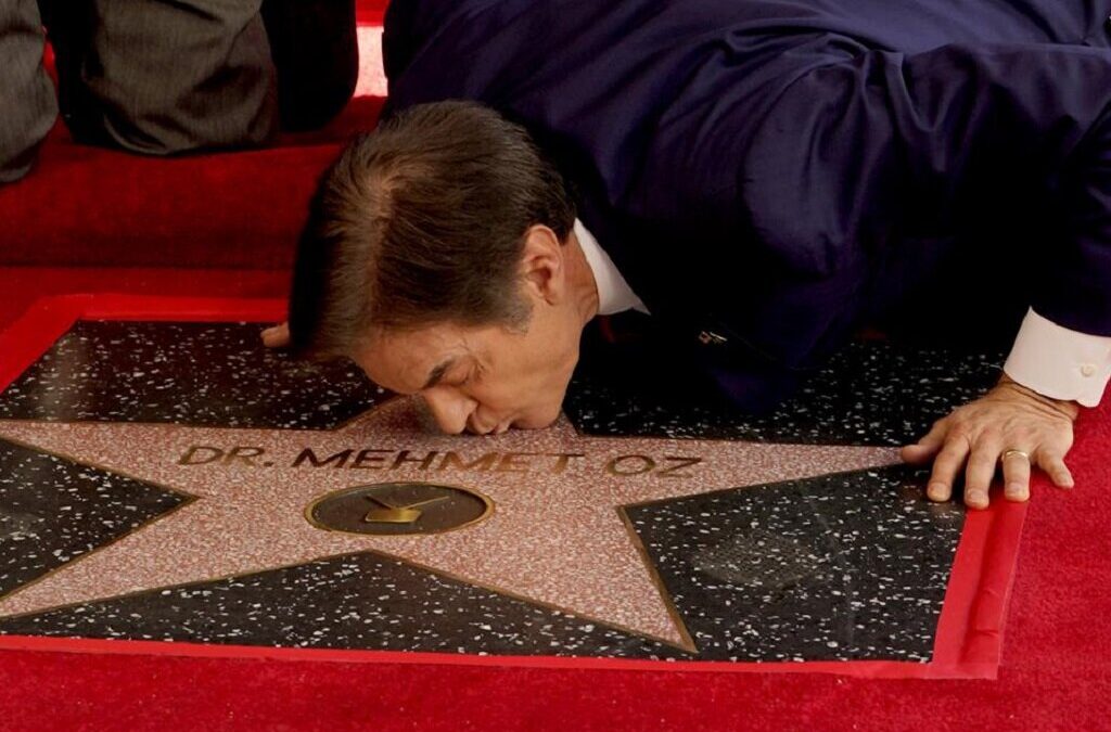 ‘Dr. Oz’ ganha estrela no passeio da fama em Hollywood antes de iniciar carreira política