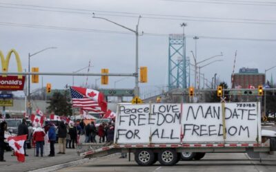 Juiz determina fim do bloqueio na ponte que liga Canadá aos EUA