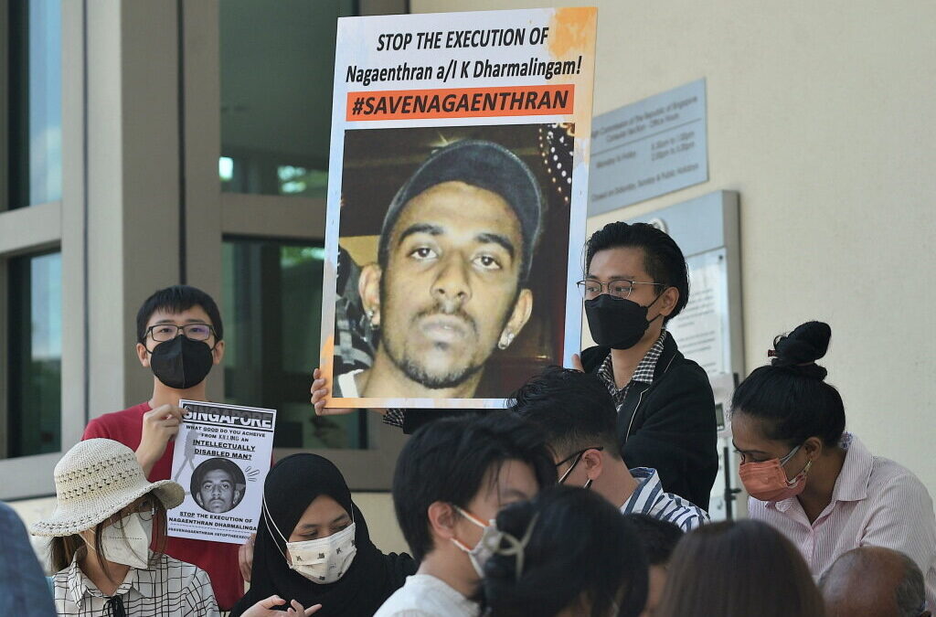 Tribunal de Singapura rejeita travar execução de homem com deficiência mental