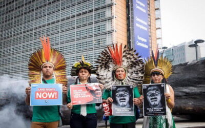 Indígenas brasileiros denunciam a devastação da Amazónia na Europa