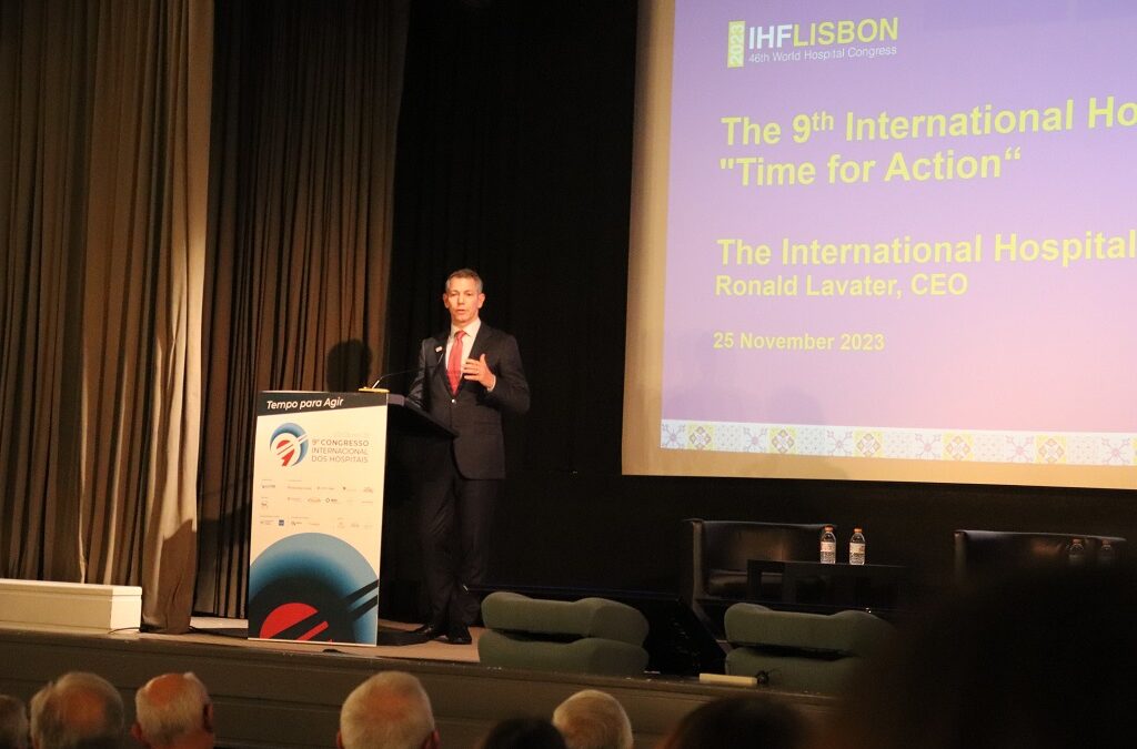 CEO da Federação Internacional dos Hospitais apresenta em Lisboa temas do 46.º Congresso Mundial dos Hospitais
