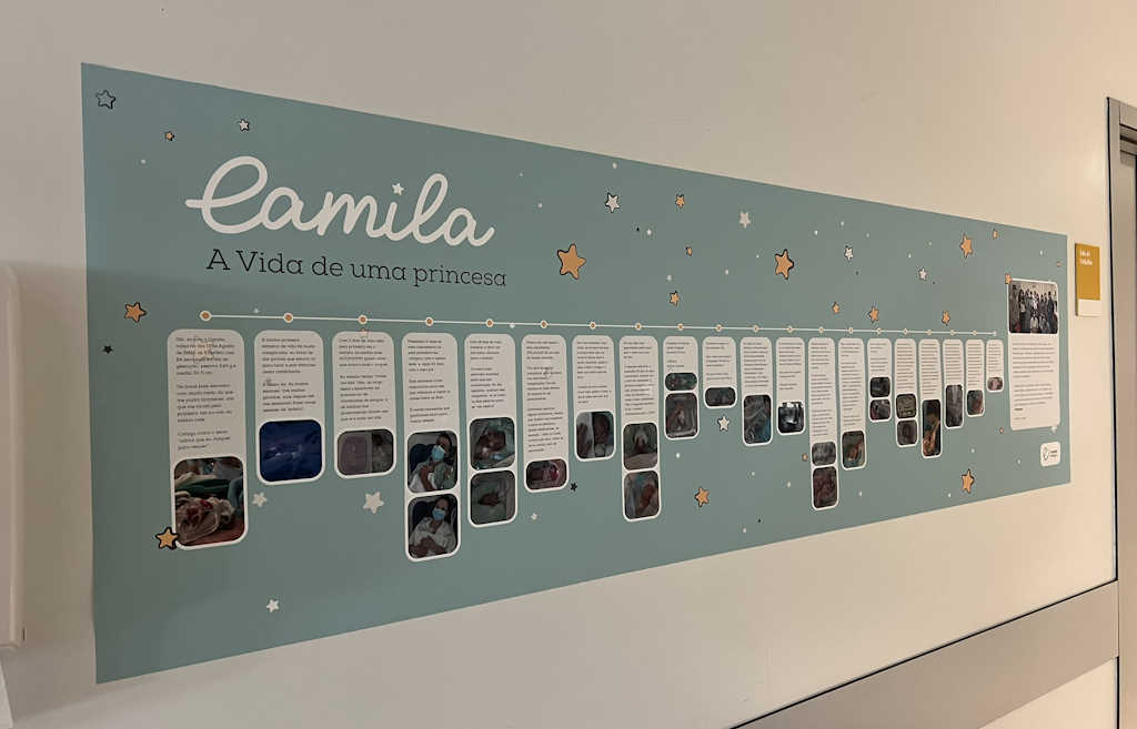 Prematuridade: Camila conta a sua história nos corredores da Neonatologia do Hospital de Braga