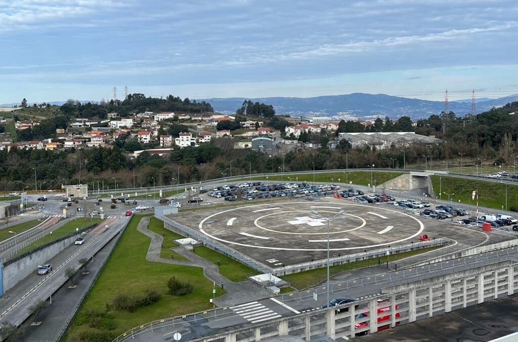 Heliporto do Hospital de Braga recebe luz verde da Autoridade Nacional de Aviação Civil