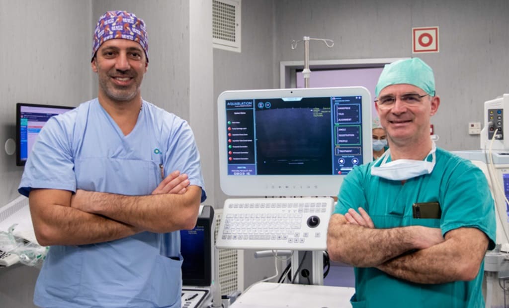 Primeira cirurgia com Robot Aquabeam no Trofa Saúde Braga Centro