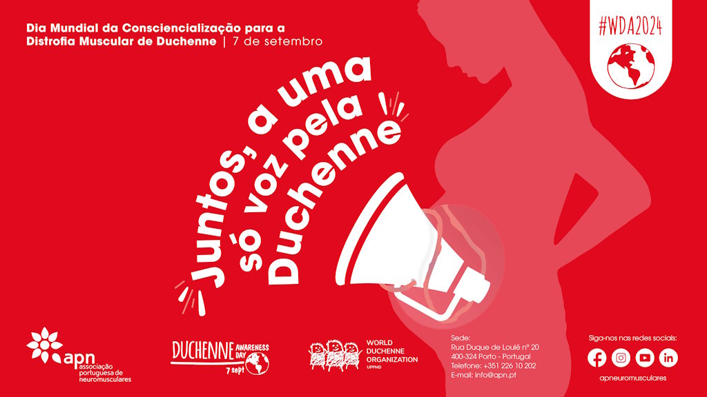 Dia Mundial para a Sensibilização e Consciencialização da Distrofia Muscular de Duchenne/Becker assinala-se a 7 de setembro